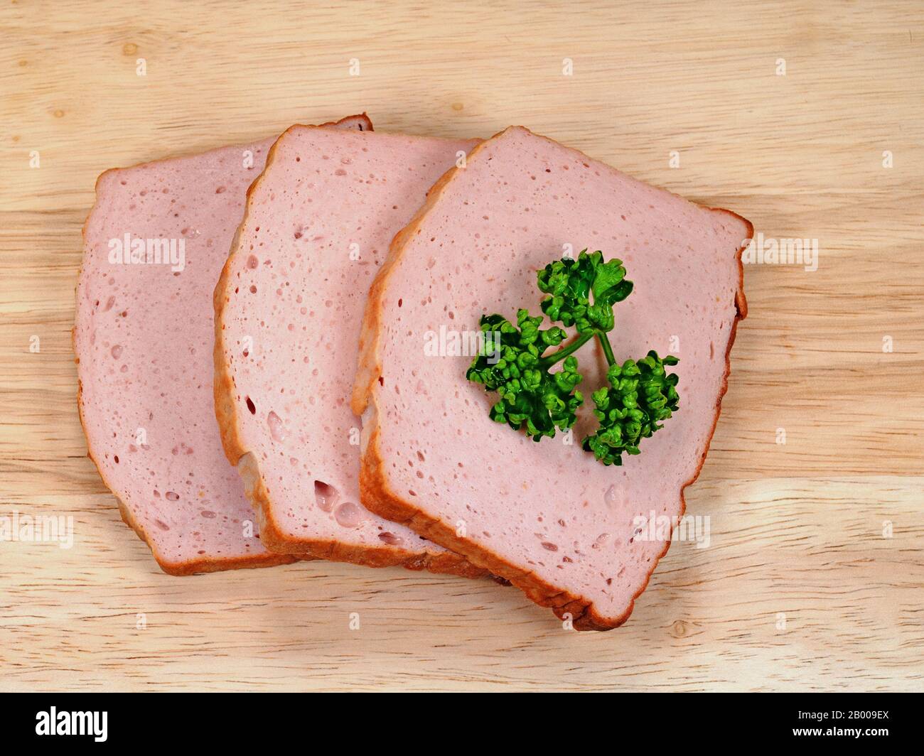 Meatloaf made out of finely-ground liver and other meat Stock Photo - Alamy