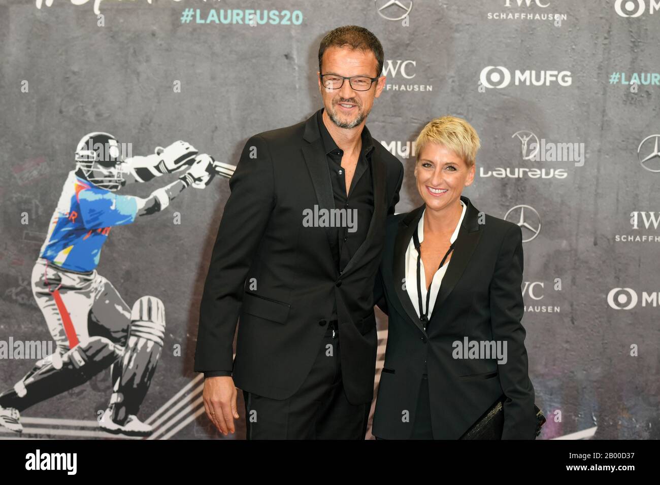Fredi Bobic und seine Ehefrau Britta bei der 20. Laureus Sports Awards