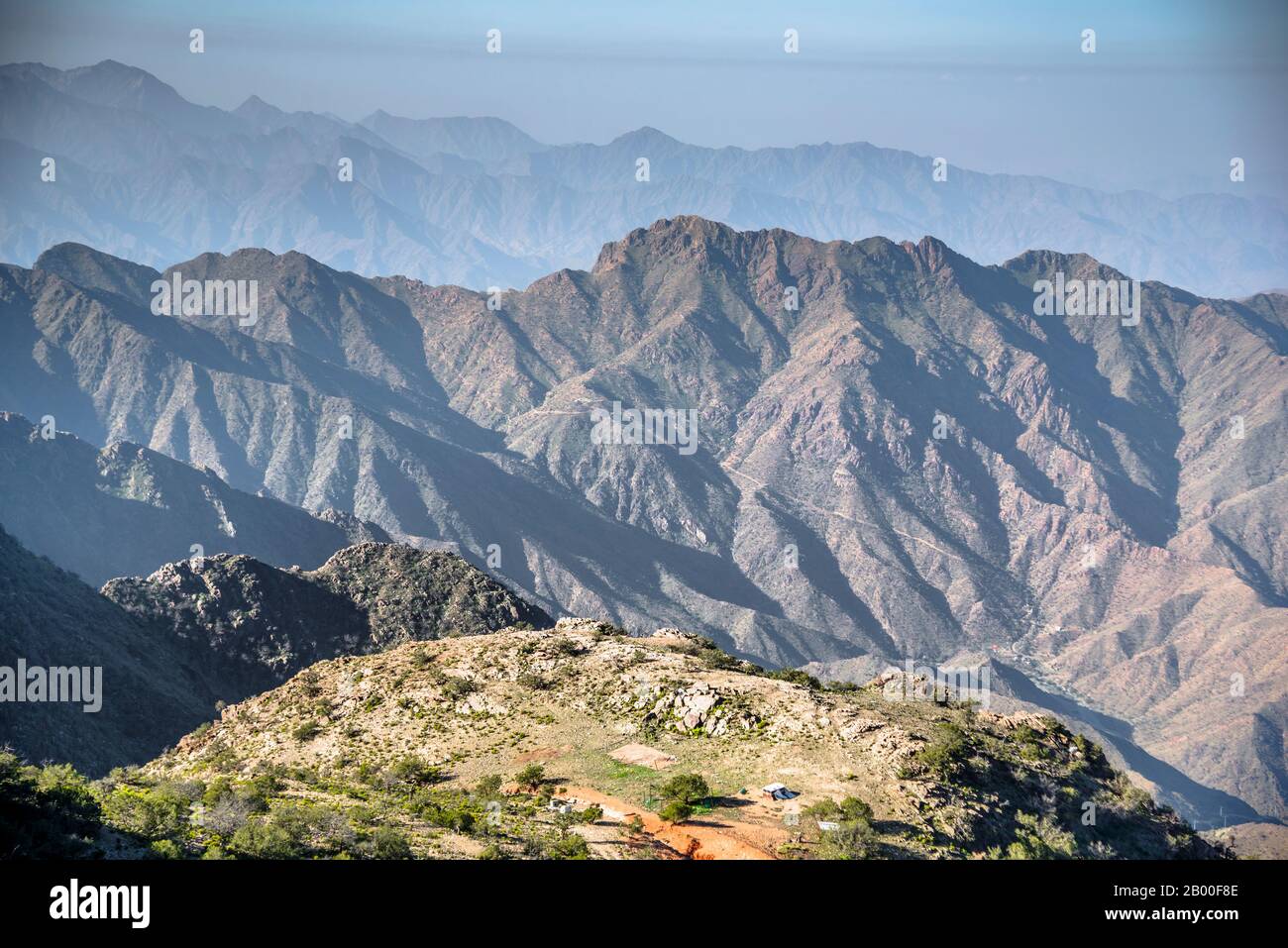 Nature and beautiful landscape of Saudi Arabia Stock Photo
