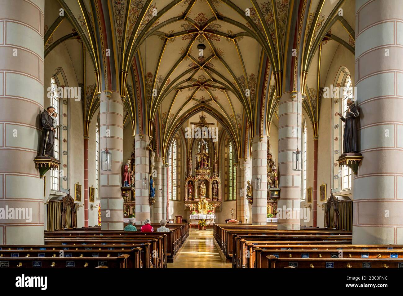 Interior late gothic altar st hi-res stock photography and images - Alamy