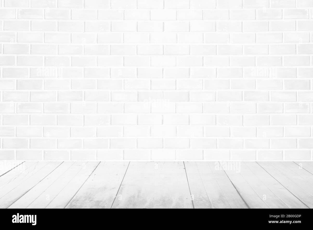 Brick wall wood floor background hi-res stock photography and images - Alamy