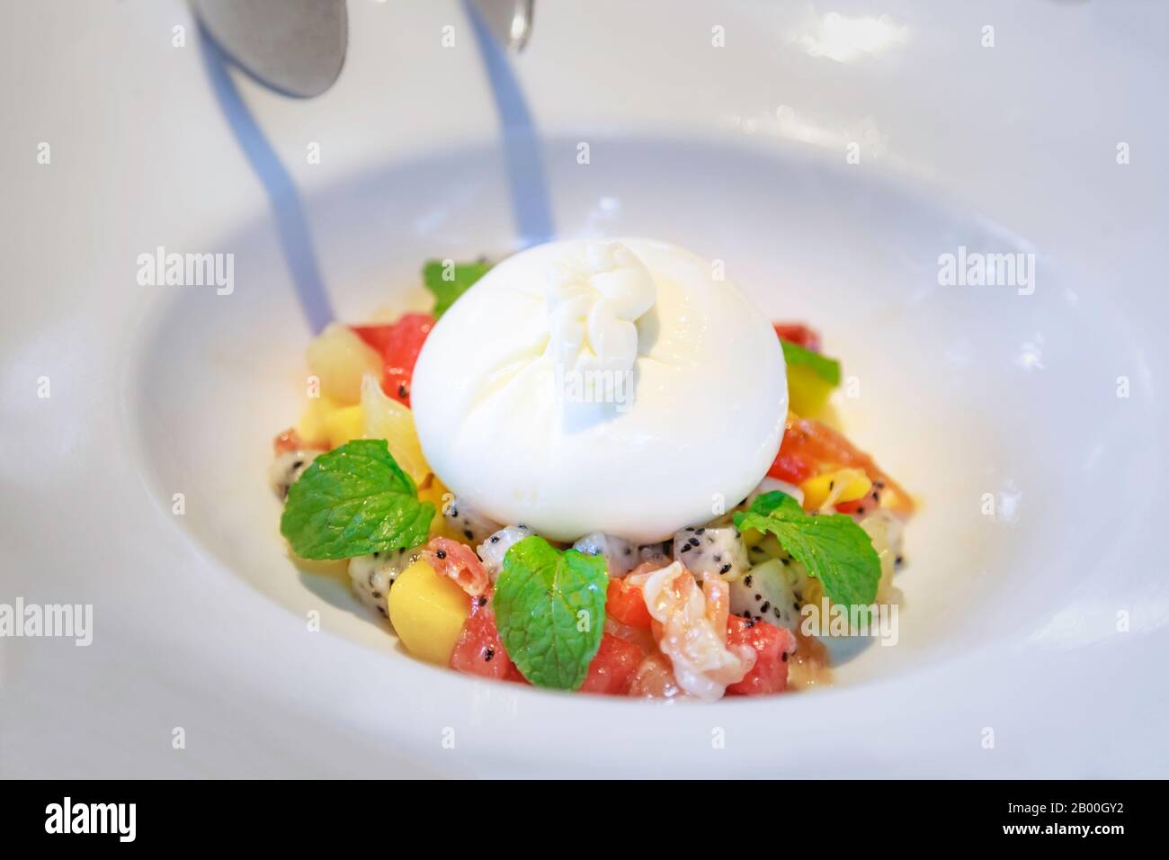 Fresh mozzarella Ball (Truffle Burrata), buttery cream and milky freshness within, accompanied by salads or bread. Made of Pasteurized Cow's milk, Hea Stock Photo - Alamy Fresh mozzarella Ball (Truffle Burrata), buttery cream and milky freshness within, accompanied by salads or bread. Made of Pasteurized Cow's milk, Hea Stock Photo - Alamy