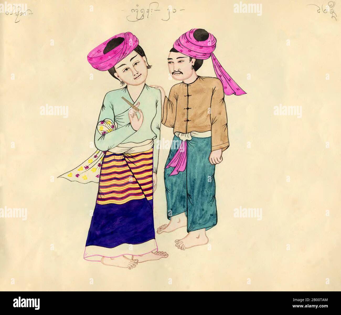 Burma/Myanmar: A Lisu Couple In Ethnic The Shan Text, 45% OFF