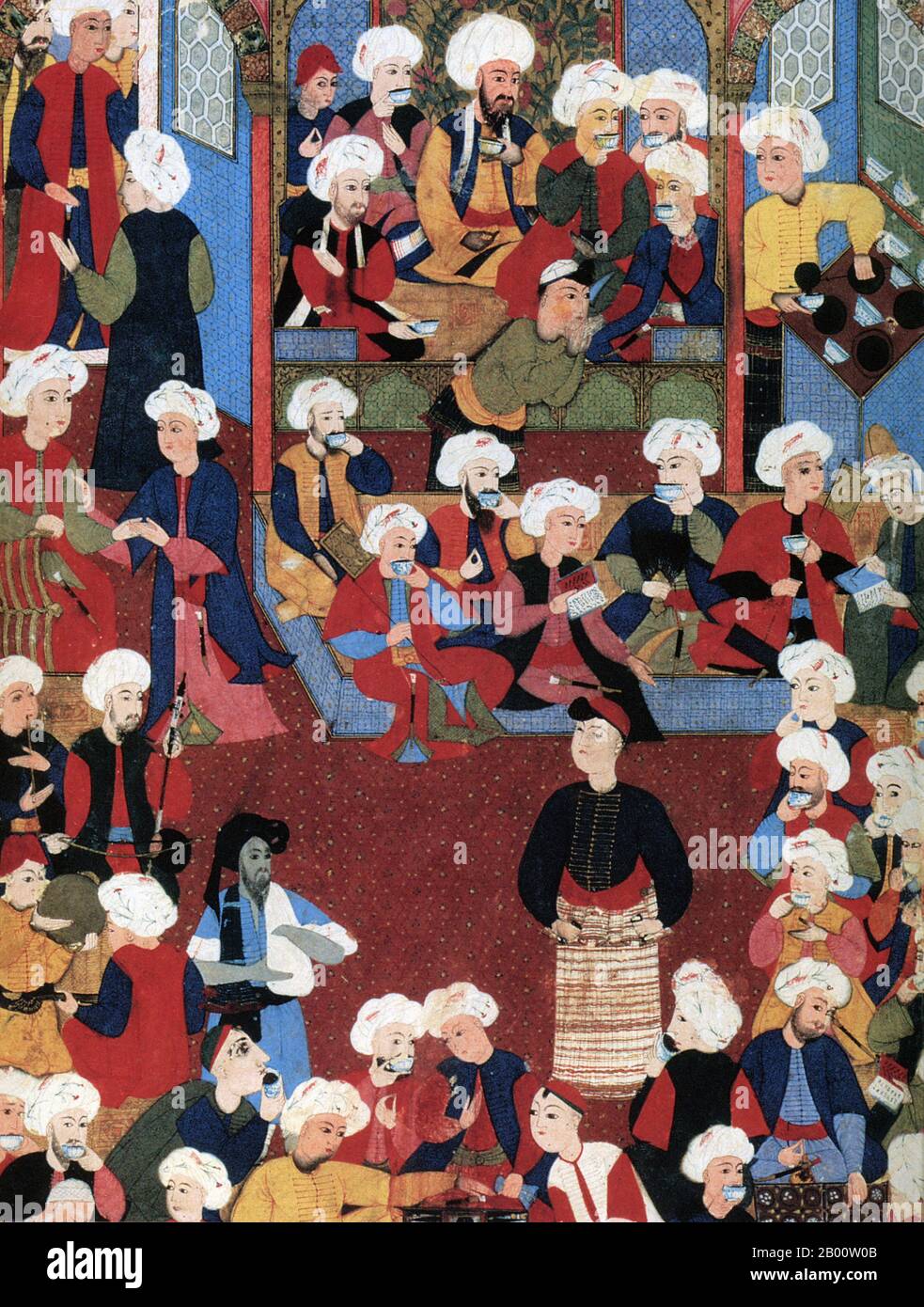 Ottoman miniature painting hi-res stock photography and