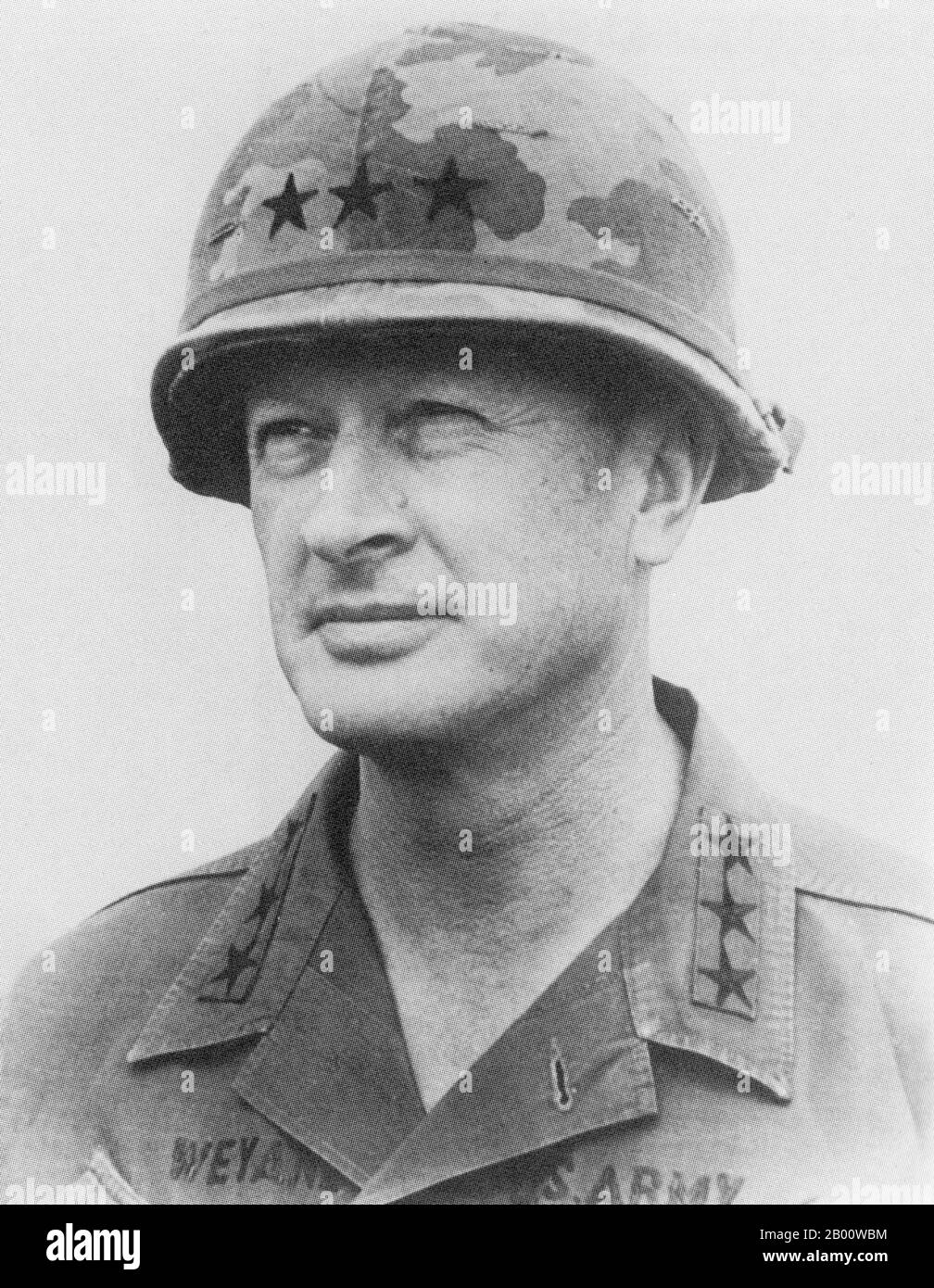 USA/Vietnam: Lieutenant General Frederick Weyand, commander of II Field Force, Vietnam.  Frederick Carlton Weyand (September 15, 1916 - February 10, 2010) was a U.S. Army General. Weyand was the last commander of American military operations in the Vietnam War from 1972–1973, and served as the 28th US Army Chief of Staff from 1974-1976. Stock Photo