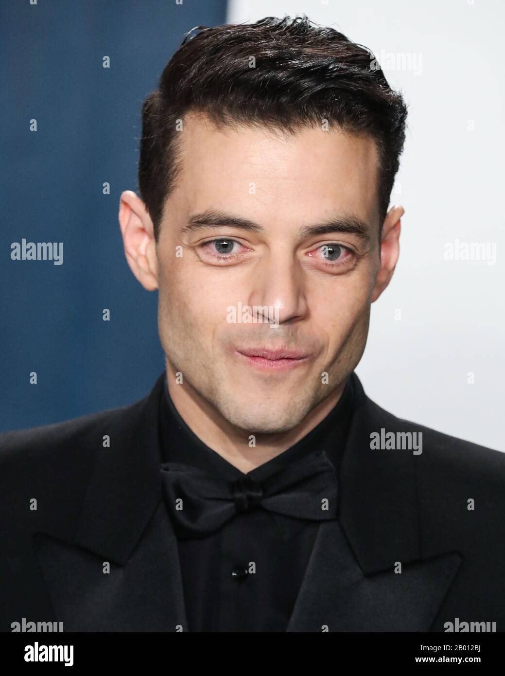 BEVERLY HILLS, LOS ANGELES, CALIFORNIA, USA - FEBRUARY 09: Actor Rami Malek  arrives at the 2020 Vanity Fair Oscar Party held at the Wallis Annenberg  Center for the Performing Arts on February