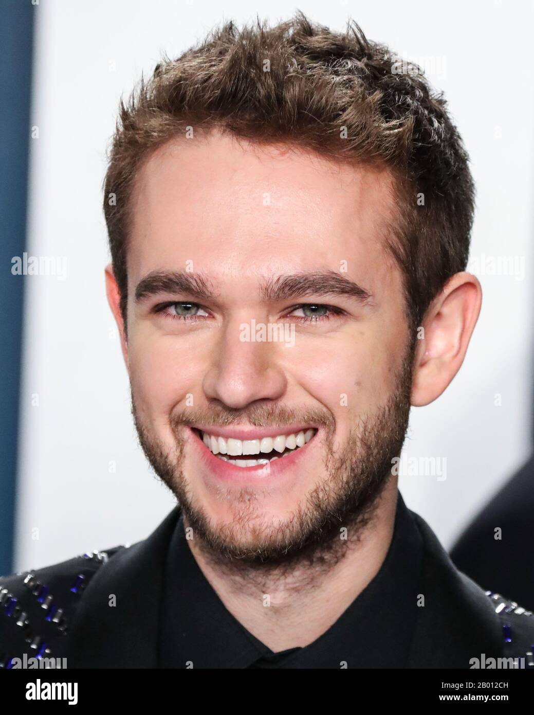 BEVERLY HILLS, LOS ANGELES, CALIFORNIA, USA - FEBRUARY 09: Zedd arrives at the 2020 Vanity Fair Oscar Party held at the Wallis Annenberg Center for the Performing Arts on February 9, 2020 in Beverly Hills, Los Angeles, California, United States. (Photo by Xavier Collin/Image Press Agency) Stock Photo