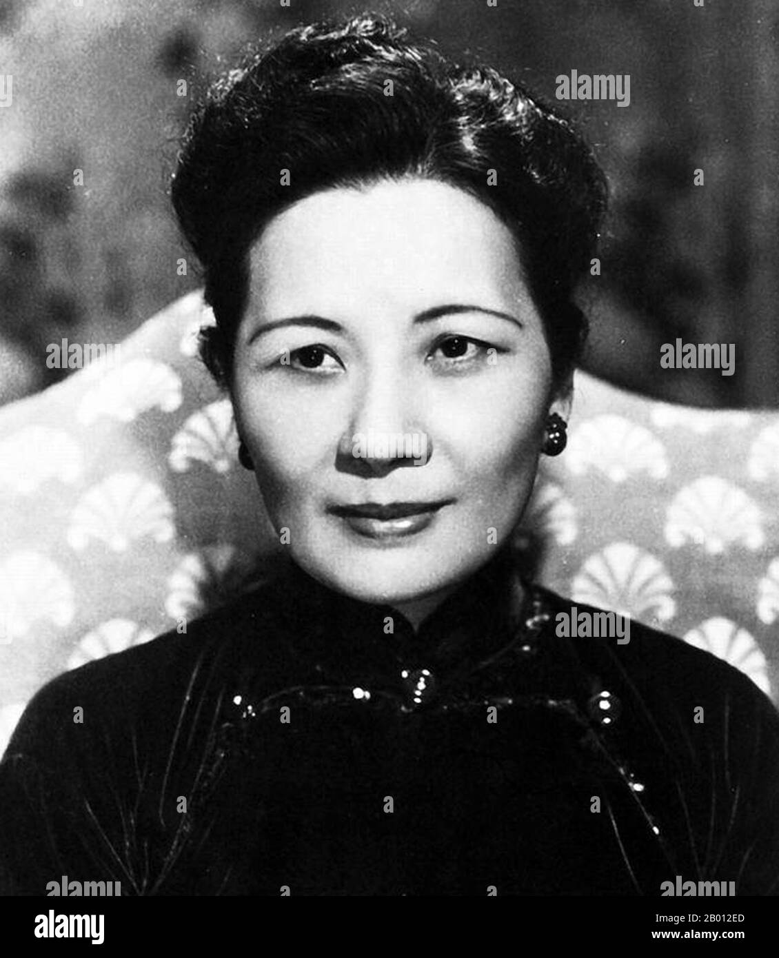 Taiwan/China: Soong May-ling or Mei-ling, also known as Madame Chiang Kai-shek (Song Meiling, 1898-2003), First Lady of the Republic of China (ROC) and wife of President Chiang Kai-shek.  She was a politician and painter. The youngest and the last surviving of the three Soong sisters, she played a prominent role in the politics of the Republic of China and was the sister of Song Qingling, wife of President Sun Yat-sen, the founder of the Chinese Republic (1912). Stock Photo