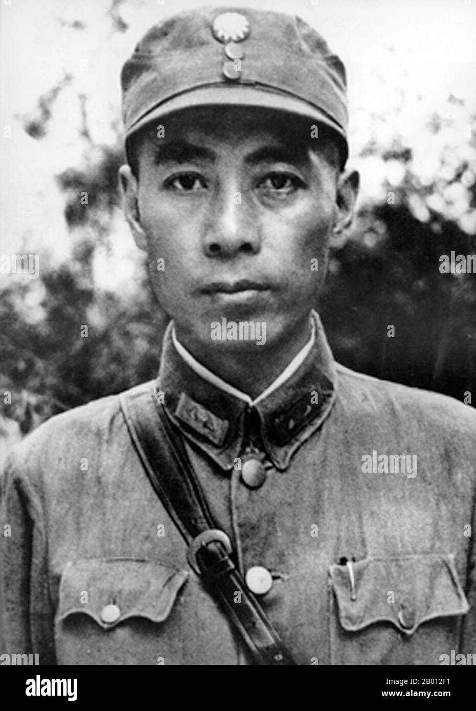 China: Zhou Enlai (Chou En-lai, 5 March 1898 – 8 January 1976)  at Whampoa Military Academy, c. 1926.  Zhou Enlai was the first Premier of the People's Republic of China, serving from October 1949 until his death in January 1976. Zhou was instrumental in the Communist Party's rise to power, and subsequently in the development of the Chinese economy and restructuring of Chinese society. Stock Photo