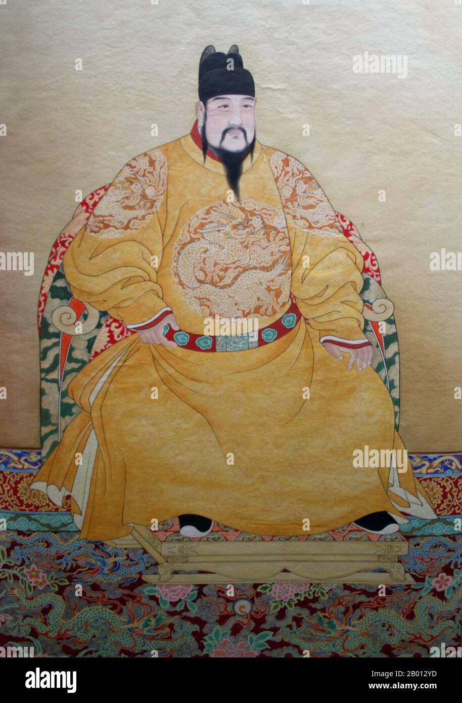 The fourth emperor of the ming dynasty hires stock photography and
