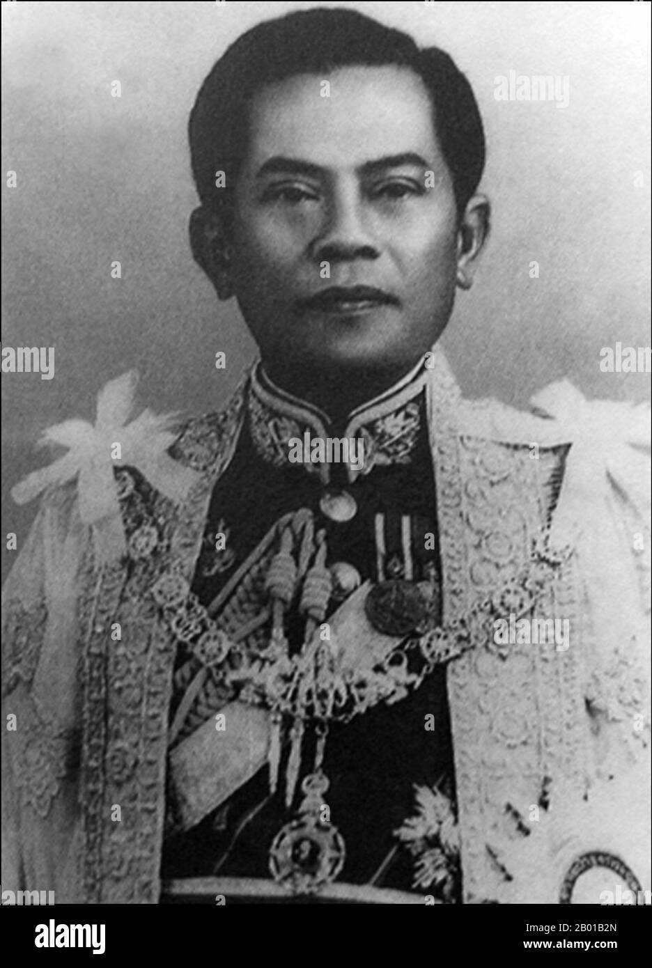 Thailand: General Kriangsak Chomanan (17 December 1917 - 23 December 2003), 15th Prime Minister of Thailand (r. 1977-1980), c. 1960s.  Kriangsak Chomanan served as Prime Minister from 1977 to 1980. A professional soldier, Kriangsak fought against the communists in both the Korean War and the Vietnam War. In 1977, as the Supreme Commander of the army, he staged a successful coup against Prime Minister Tanin Kraivixien.  Kriangsak is widely credited for defusing a long-running Communist insurgency in northern Thailand. His refoulement of Cambodian refugees led to over 3,000 recorded deaths. Stock Photo