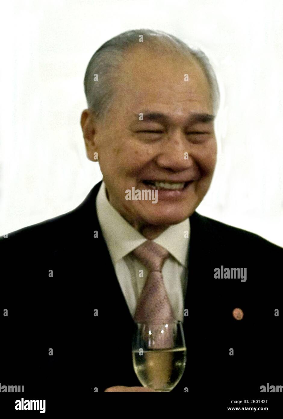 Thailand: Anand Panyarachun (9 August 1932 -), Prime Minister of Thailand (r. 1991-1992). Photo by Govt. of Thailand (CC BY 2.0 License), 2010.  Anand Panyarachun was Thailand's Prime Minister twice, between 1991-1992 and once again in the latter half of 1992. He was effective in instigating economic and political reforms, one of which was the drafting of Thailand's 'Peoples' Constitution', which was promulgated in 1997 and abrogated in 2006. Anand received a Ramon Magsaysay Award for Government Service in 1997. Stock Photo