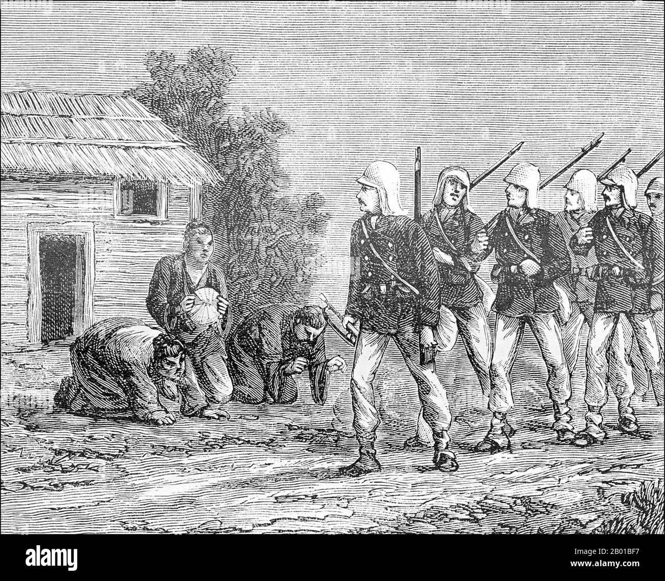 Vietnam/France Tonkin Campaign Viet villagers were expected to show