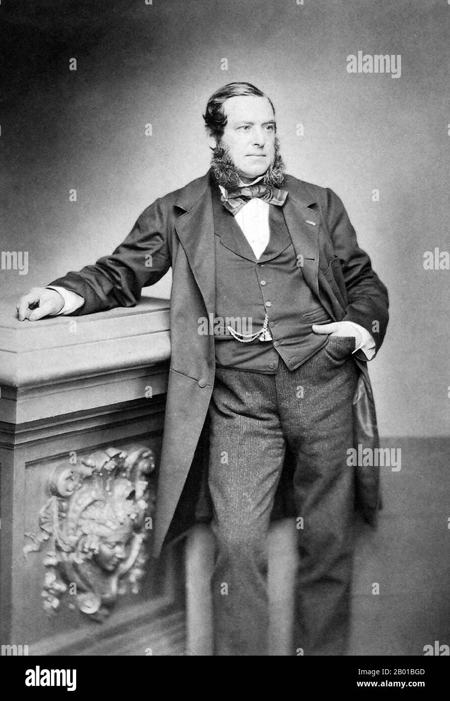 France/Vietnam: Henri Laurent Rivière (1827-1883), French naval officer, writer and imperialist. Photograph by Antoine Samuel Adam-Salomon (9 January 1818 - 29 April 1881), c. 1859.  Henri Laurent Rivière was a French naval officer and writer, chiefly remembered today for his role in advancing the French conquest of Tonkin (northern Vietnam) in the 1880s. Rivière's seizure of the citadel of Hanoi in April 1882 inaugurated a period of undeclared hostilities between France and China that culminated two years later in the Sino-French War (1884-1885). Stock Photo