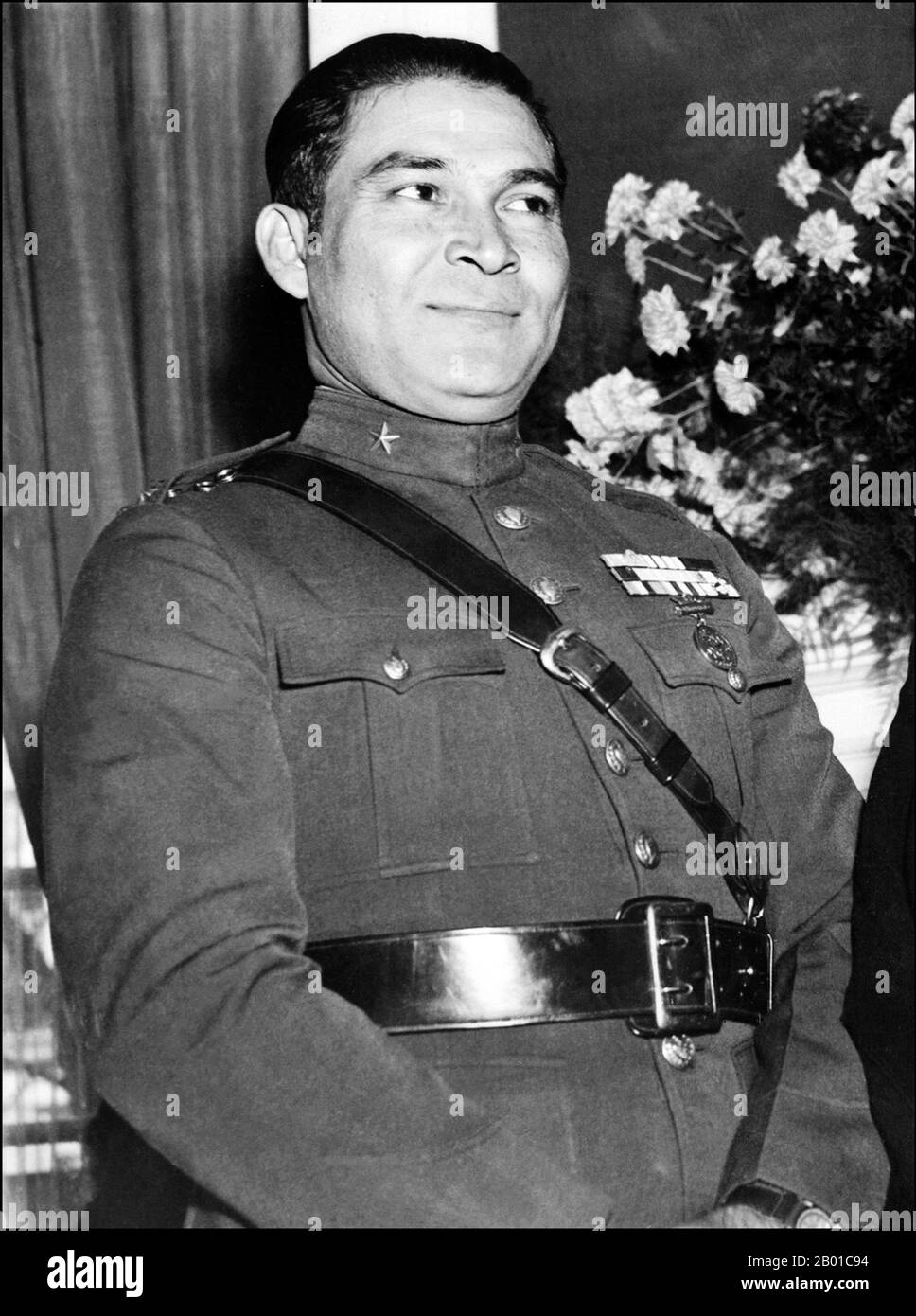 Cuba: The Cuban dictator Fulgencio Batista (16 January 1901 - 6 August 1973), Havana, March 1952.  Fulgencio Batista y Zaldívar was a Cuban President, dictator and military leader closely aligned with and supported by the United States. He served as the leader of Cuba from 1933 to 1944 and from 1952 to 1959, before being overthrown as a result of the Cuban Revolution. Stock Photo