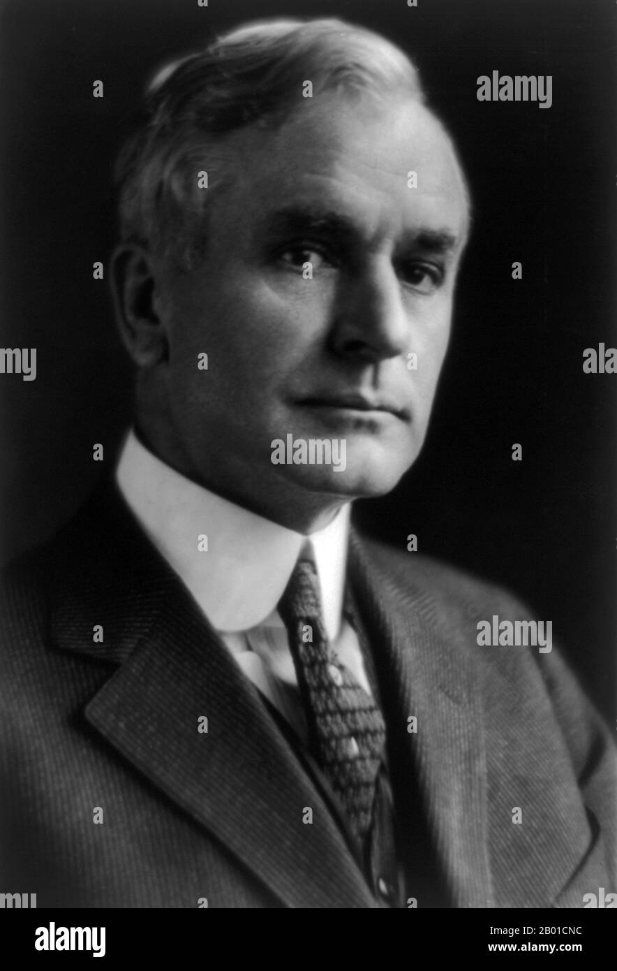 USA: Cordell Hull (2 October 1871 - 23 July 1955), 47th US Secretary of State (1933-1944), c. 1934-1944.  Cordell Hull was an American politician from the U.S. state of Tennessee. He is best known as the longest-serving Secretary of State, holding the position for 11 years (1933-1944) in the administration of President Franklin Delano Roosevelt during much of World War II.  Hull received the Nobel Peace Prize in 1945 for his role in establishing the United Nations, and was referred to by President Roosevelt as the 'Father of the United Nations'. Stock Photo