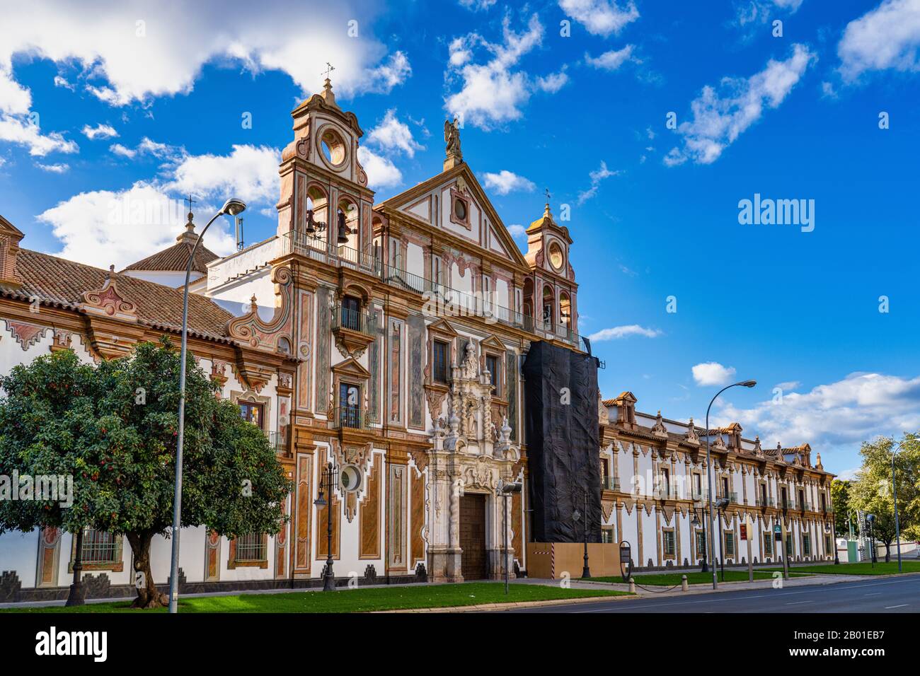 Baroque Palacio de la Merced in Cordoba Plaza de Colon. Palacio de la