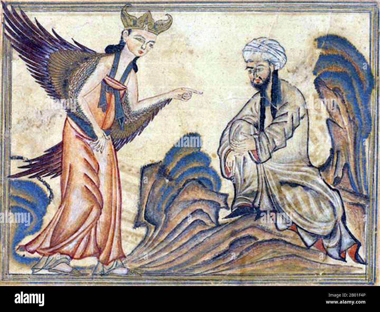 Prophet Muhammad meets the Angel of Death