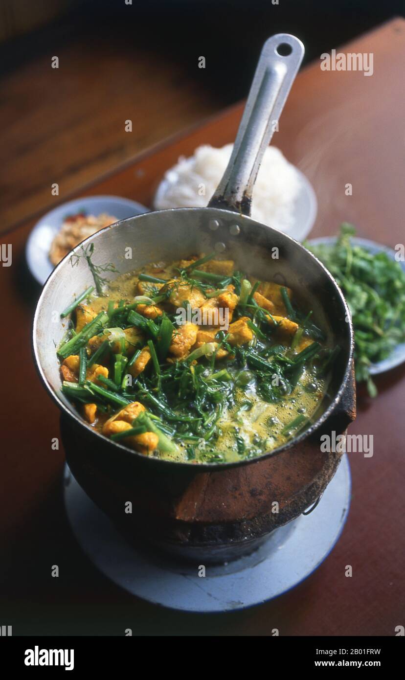 Vietnam Cha Ca La Vong roasted fish restaurant, Old Quarter, Hanoi