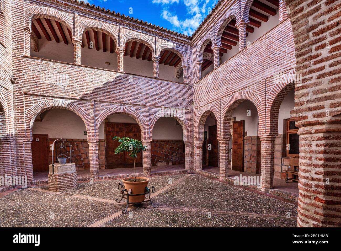 Palace of the Zapata in Llerena, Extremadura in Spain Stock Photo