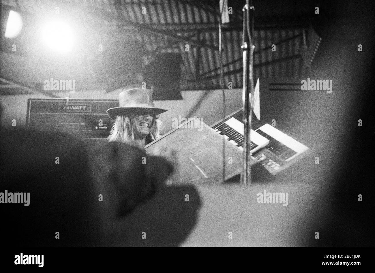 The Emerson, Lake and Palmer group at the famous Isle of Wight festival