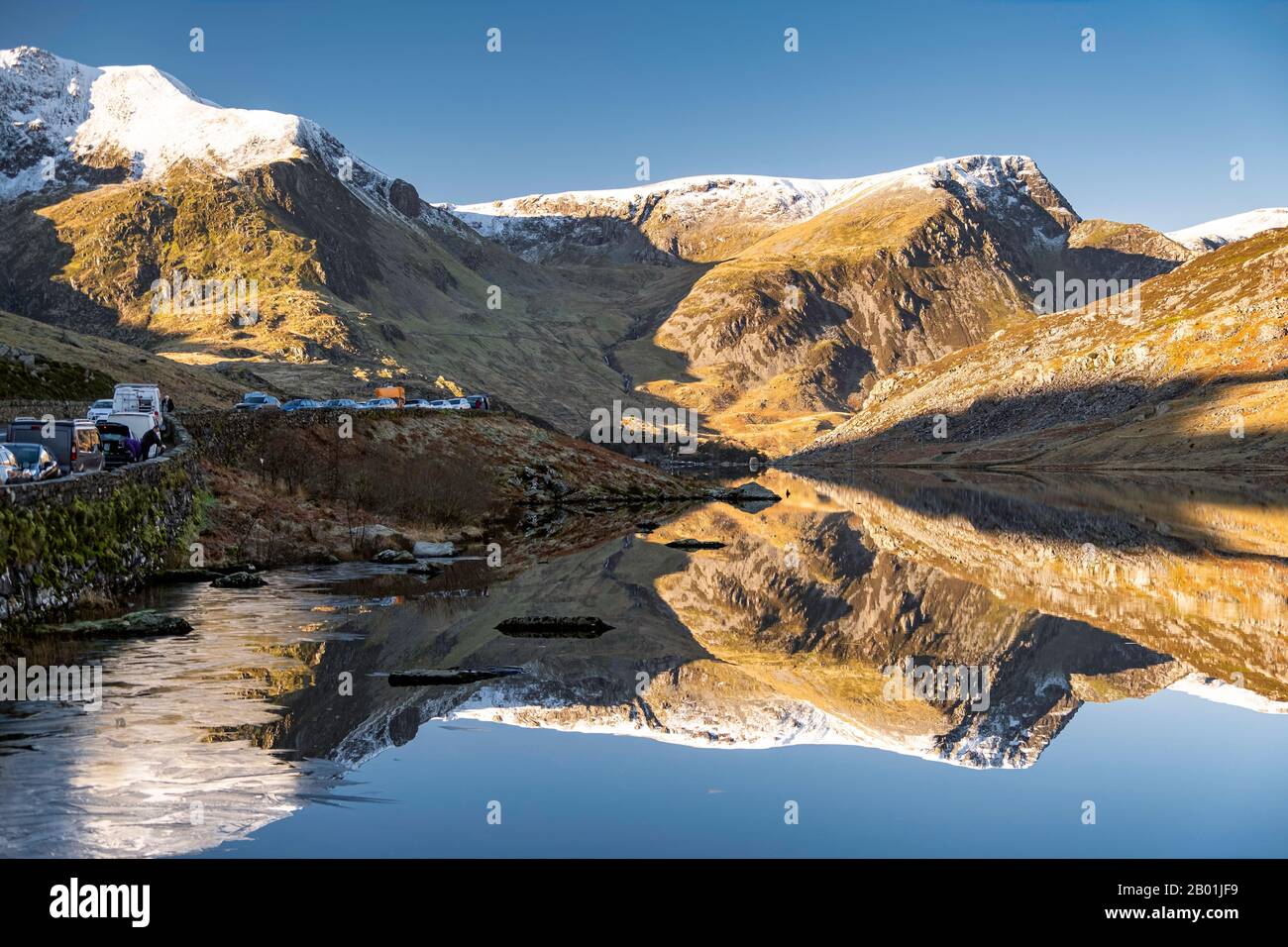 Snowdonia,Lake Ogwen Llyn 19012020 Stock Photo Alamy