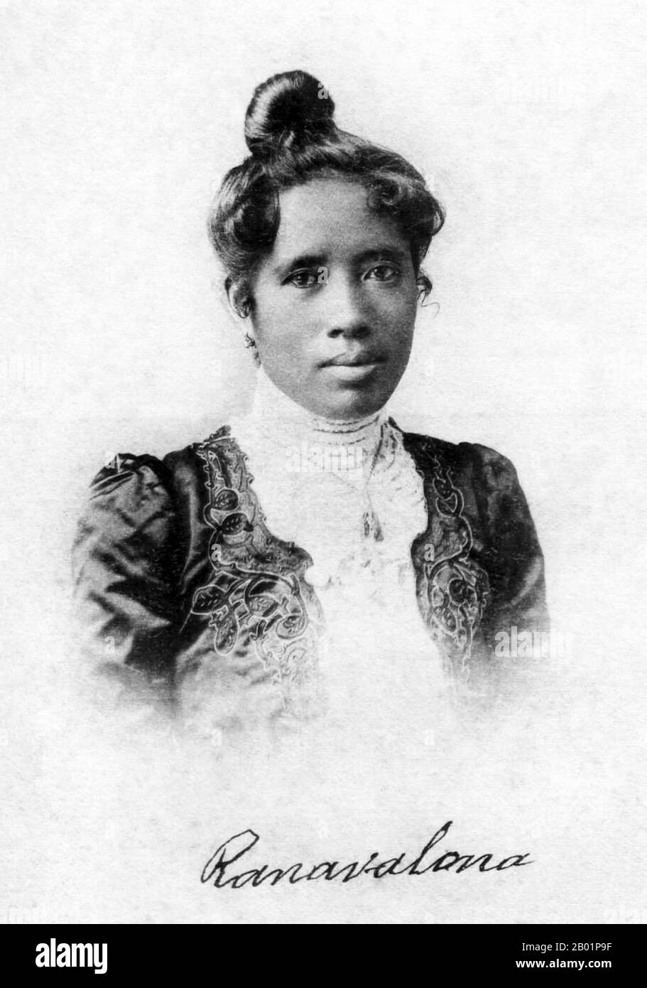 Queen ranavalona iii of madagascar Black and White Stock Photos