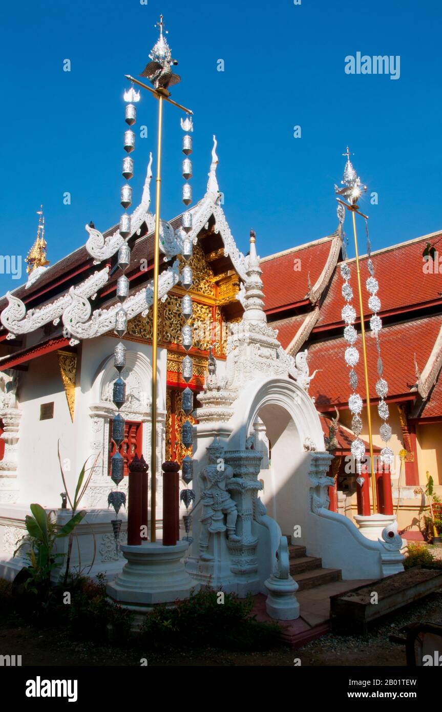 Thailand The Ubosot ordination Hall At Wat Mahawan Chiang Mai thailand-the-ubosot-ordination-hall-at-wat-mahawan-chiang-mai
