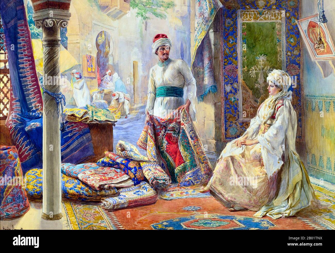 Rug weaving iran hires stock photography and images Alamy