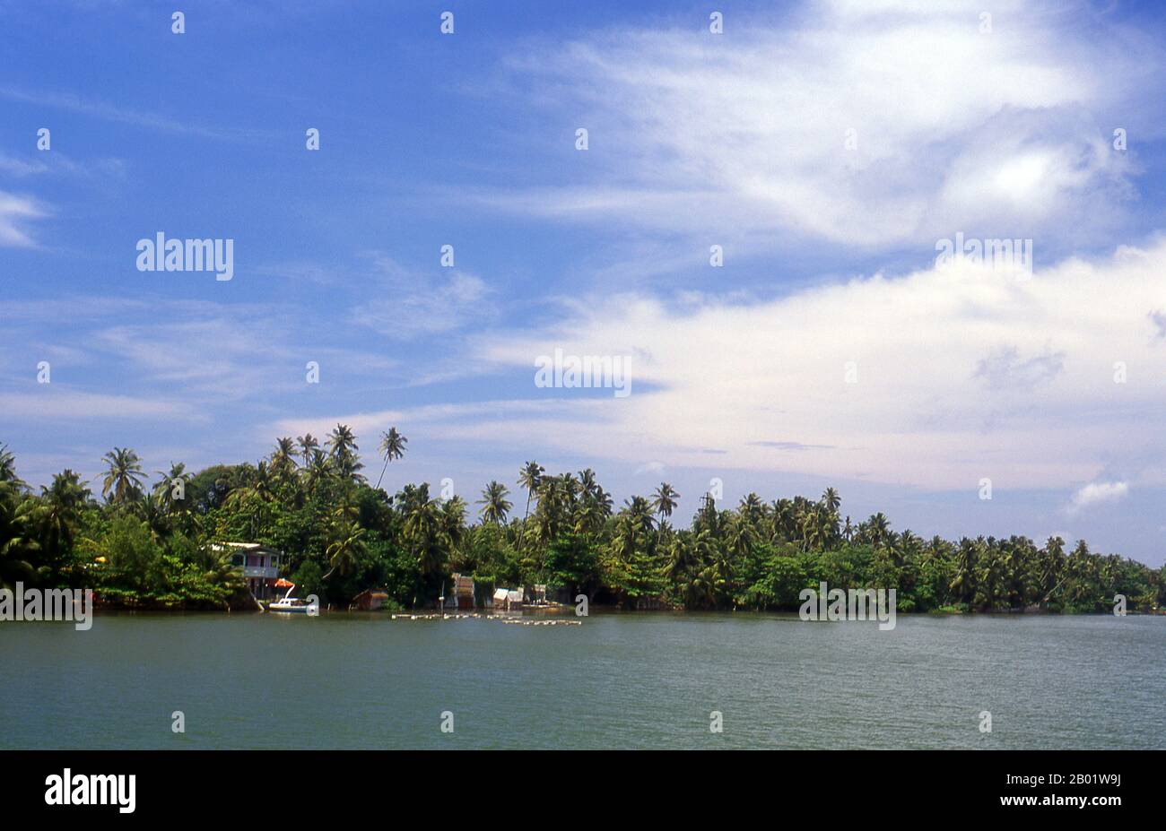 Kalu Ranga Sri Lanka: The Kalu Ganga (Black River) near Kalutara, south of Colombo ...