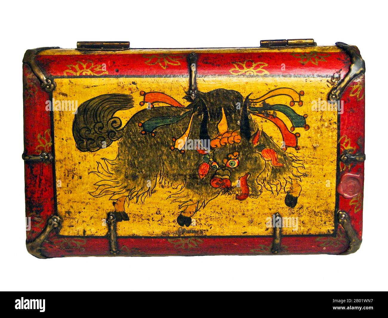 Painted Carved Horse from Patan - Late 19thC Painted Carved Horse from Patan - Late 19thC