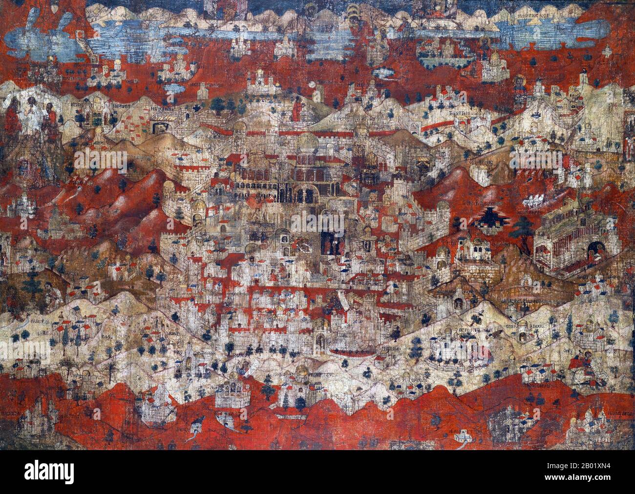 Palestine Turkey A Topographic Painting Of Palestine Showing Jerusalem palestine-turkey-a-topographic-painting-of-palestine-showing-jerusalem