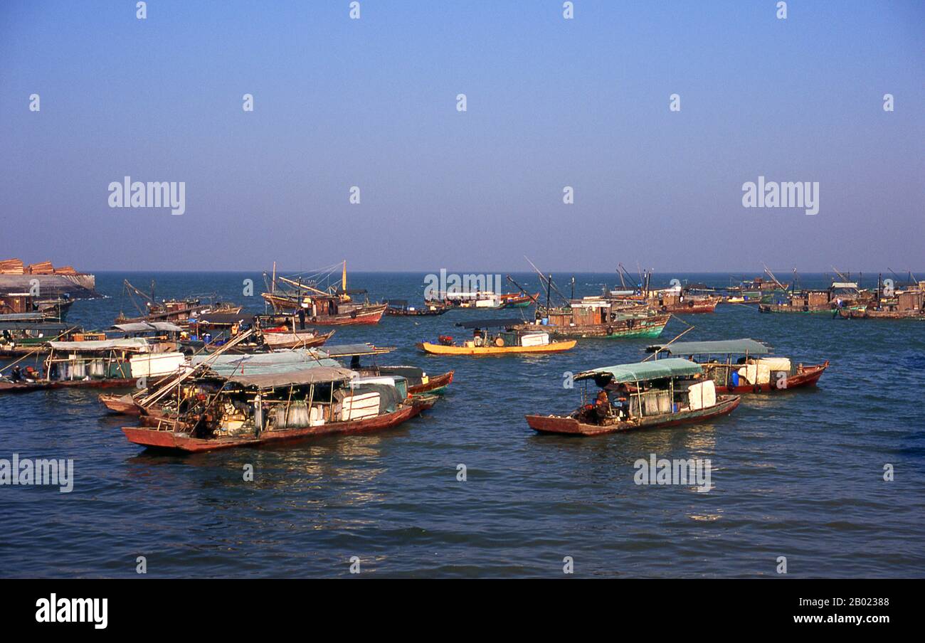 China Fishing Boats Waisha Harbour Beihai Guangxi Province The china-fishing-boats-waisha-harbour-beihai-guangxi-province-the