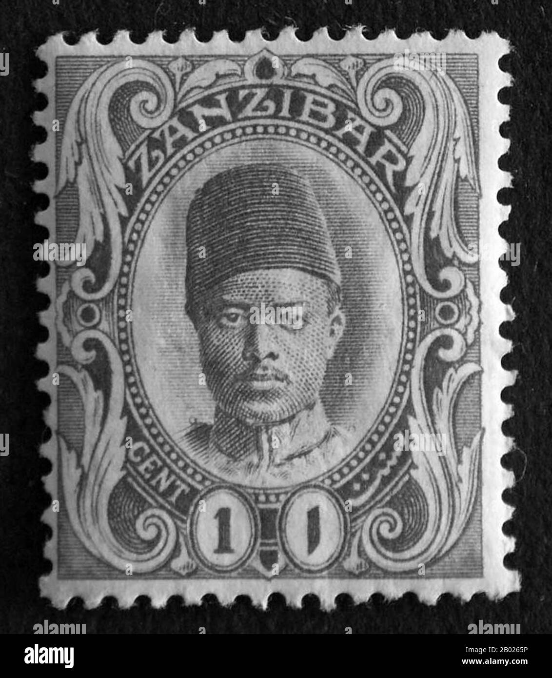 Zanzibar stamp Black and White Stock Photos & Images Alamy