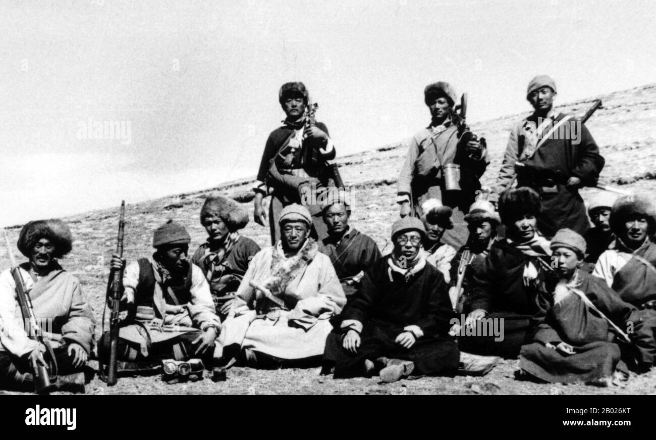 At the outset of the 1959 Tibetan uprising, fearing for his life, the Dalai Lama and his retinue fled Tibet with the help of the CIA's Special Activities Division, crossing into India