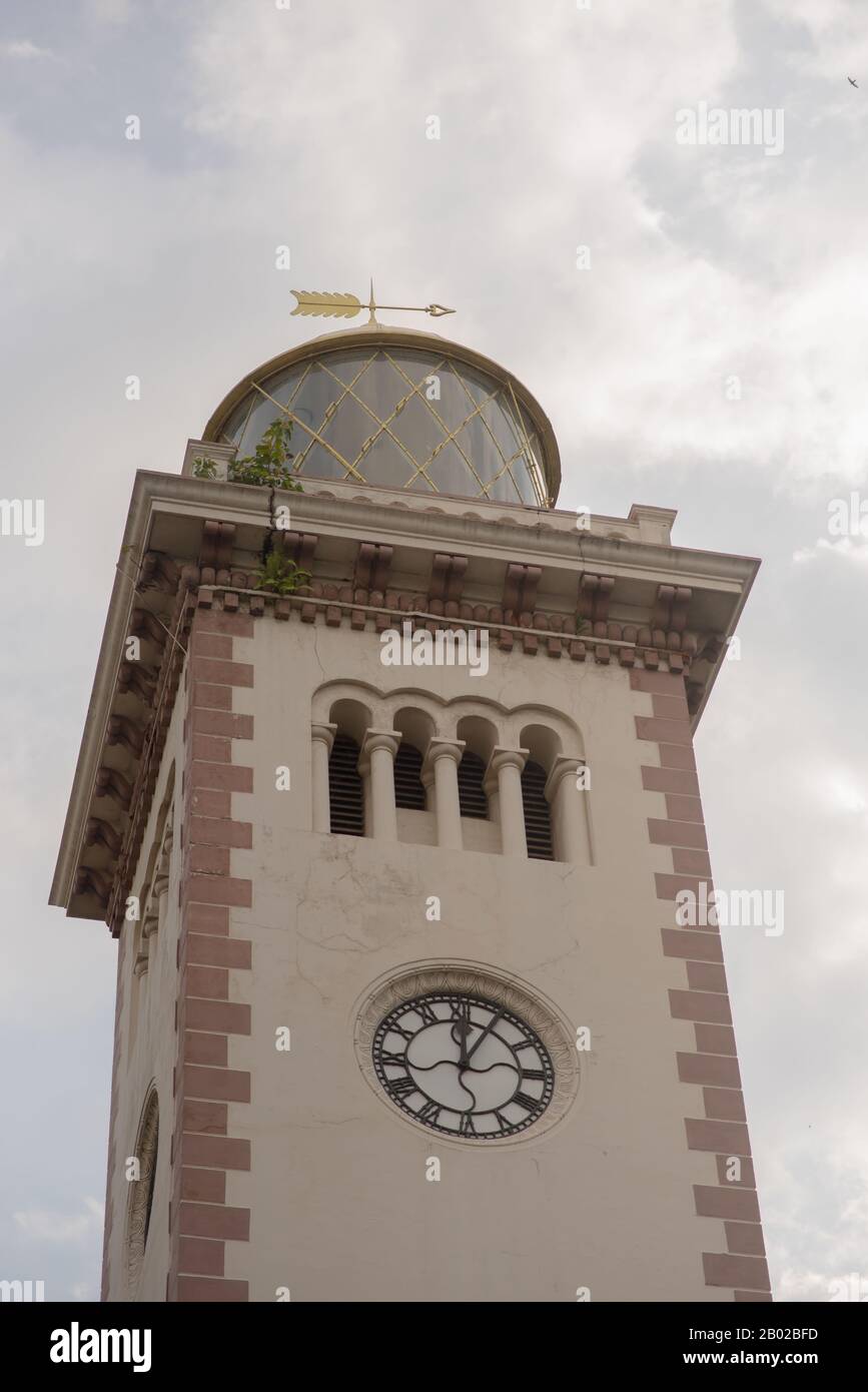 Colombo, Sri Lanka 2019 NOV 26 Clock Tower in the capital of Sri