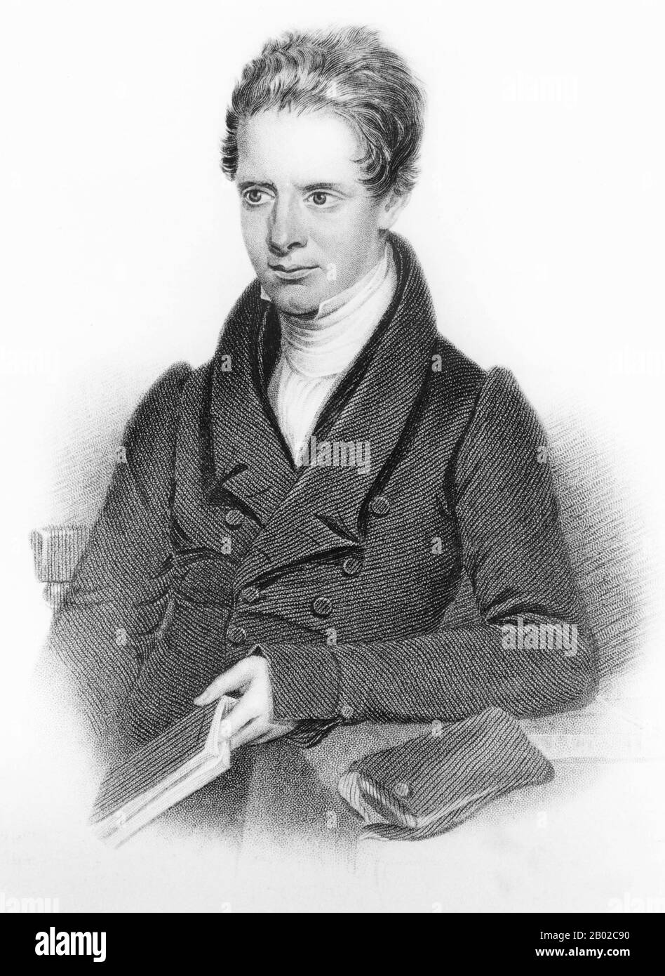 Samuel Dyer (20 February 1804 – 24 October 1843), arrived in Penang in 1827 and with his wife Maria, lived there until 1835. He and his family then moved to Malacca leaving for Singapore in 1842.  He was known as a typographer for creating a steel typeface of Chinese characters for printing to replace traditional wood blocks. Dyer's type was accurate, aesthetically pleasing, durable and practical. Stock Photo