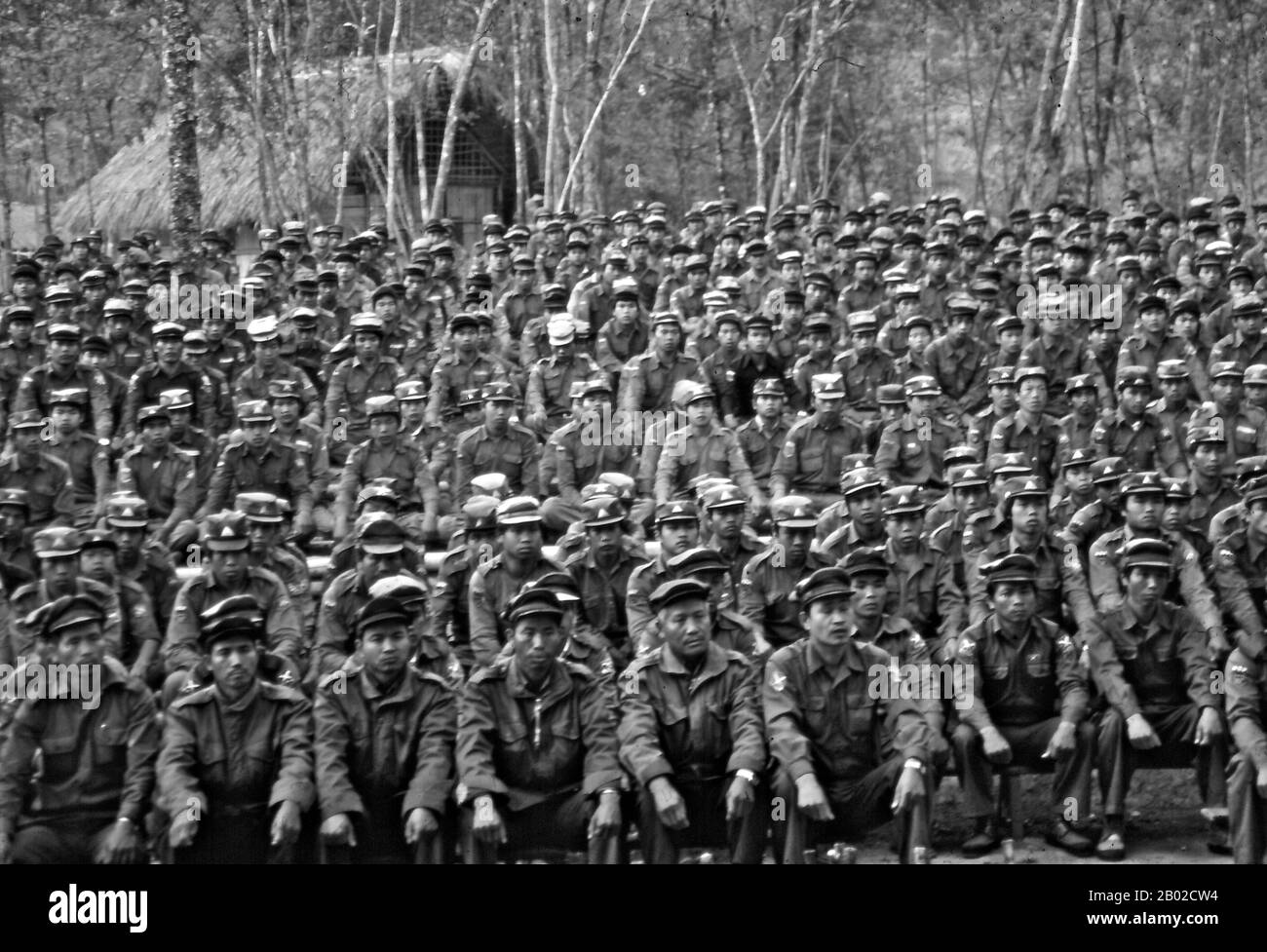 The Kachin Independence Army (KIA) is the military arm of the Kachin Independence Organization (KIO), a political group composed of ethnic Kachins in northern Burma (Myanmar). In May 2012, the Associated Press reported that the rebel group had 8,000 troops.  From 1961 until 1994, the KIA fought a grueling and inconclusive war against the Burmese junta. Originally the KIA fought for independence, but now the official KIO policy goal is for autonomy within a federal union of Burma.  The Kachin are an ethnic minority group that is indigenous to Burma. The northernmost region of Myanmar is Kachin Stock Photo