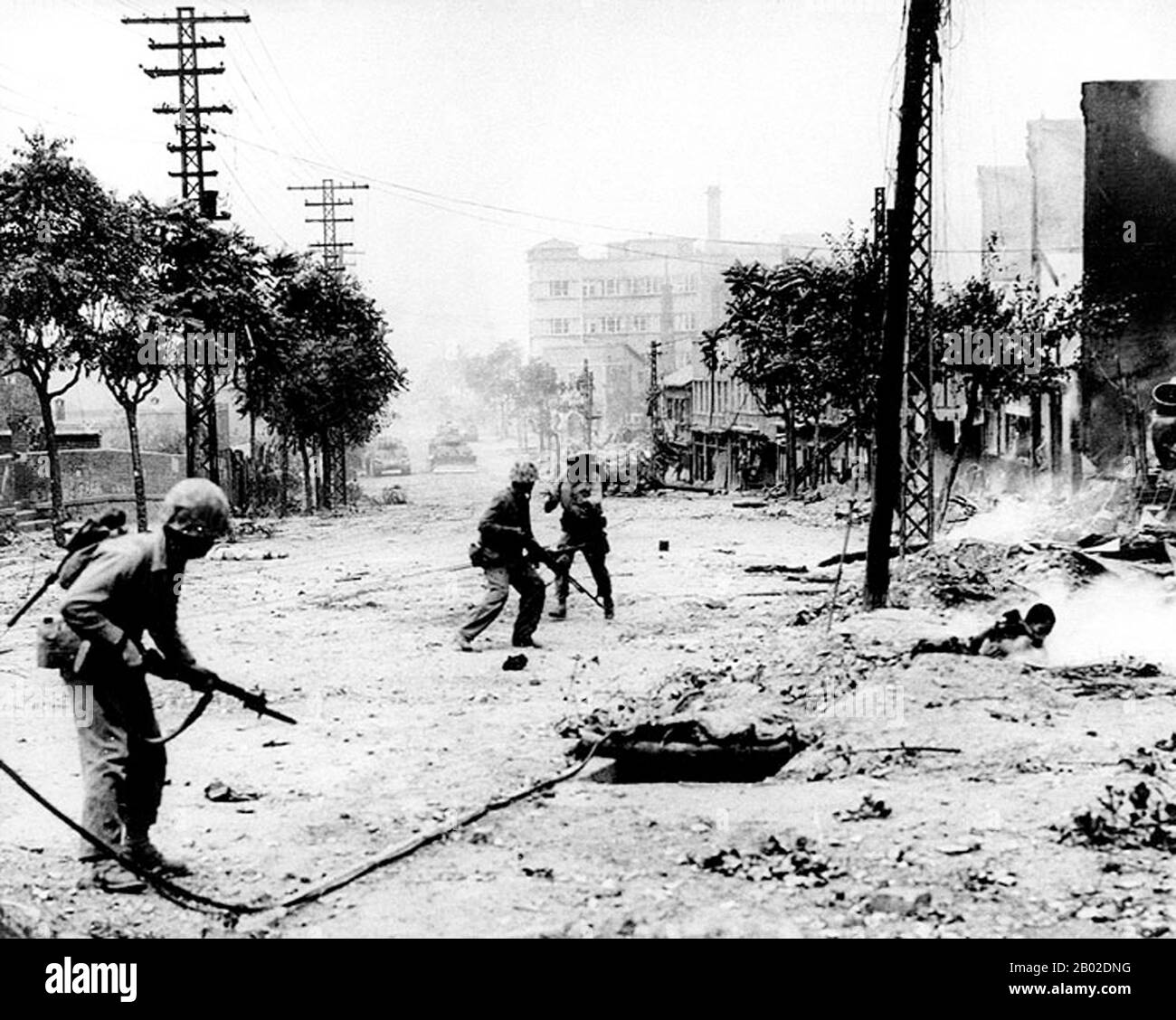 Korean people's army seoul Black and White Stock Photos & Images - Alamy