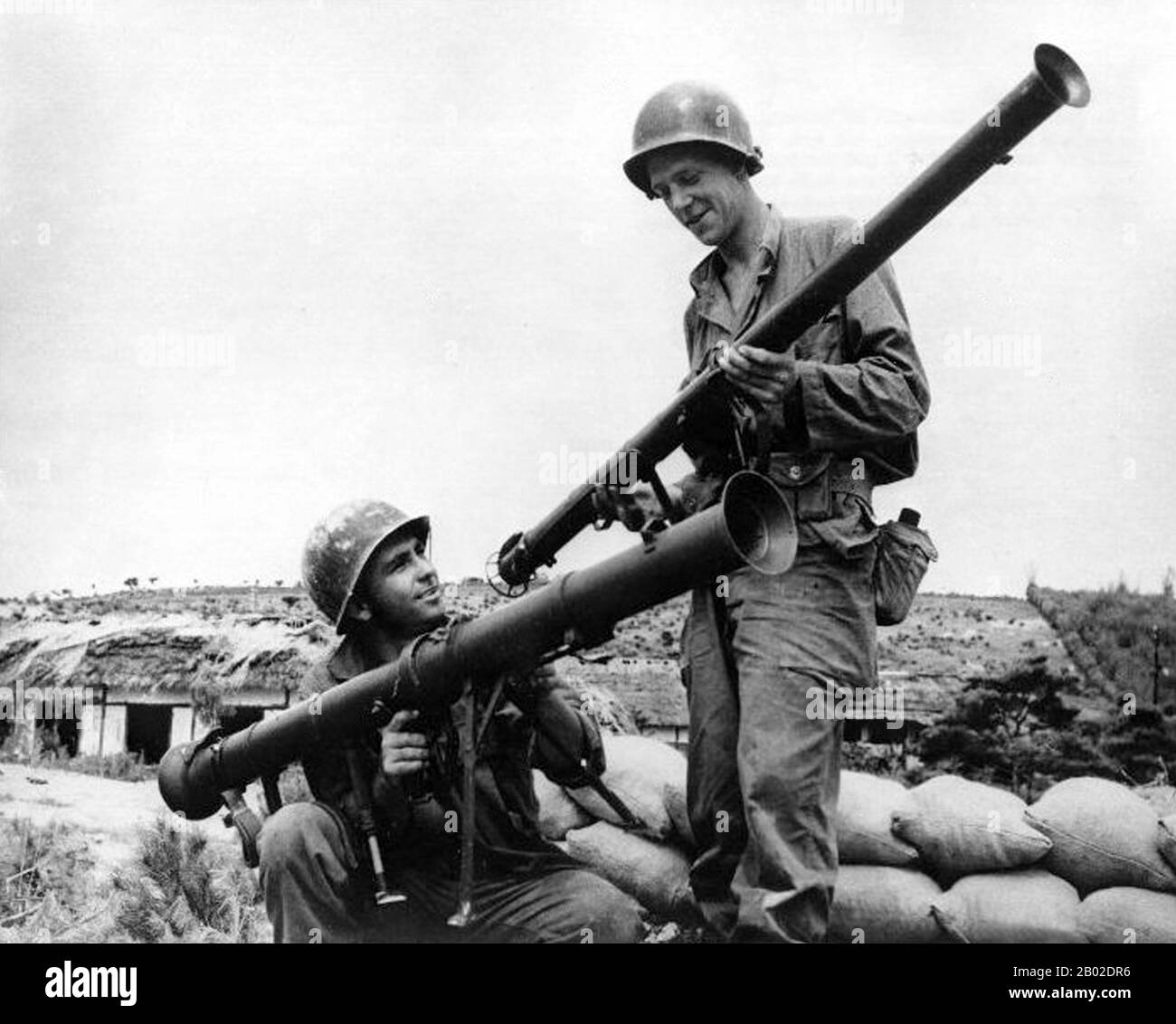 The Korean War (25 June 1950 - armistice signed 27 July 1953