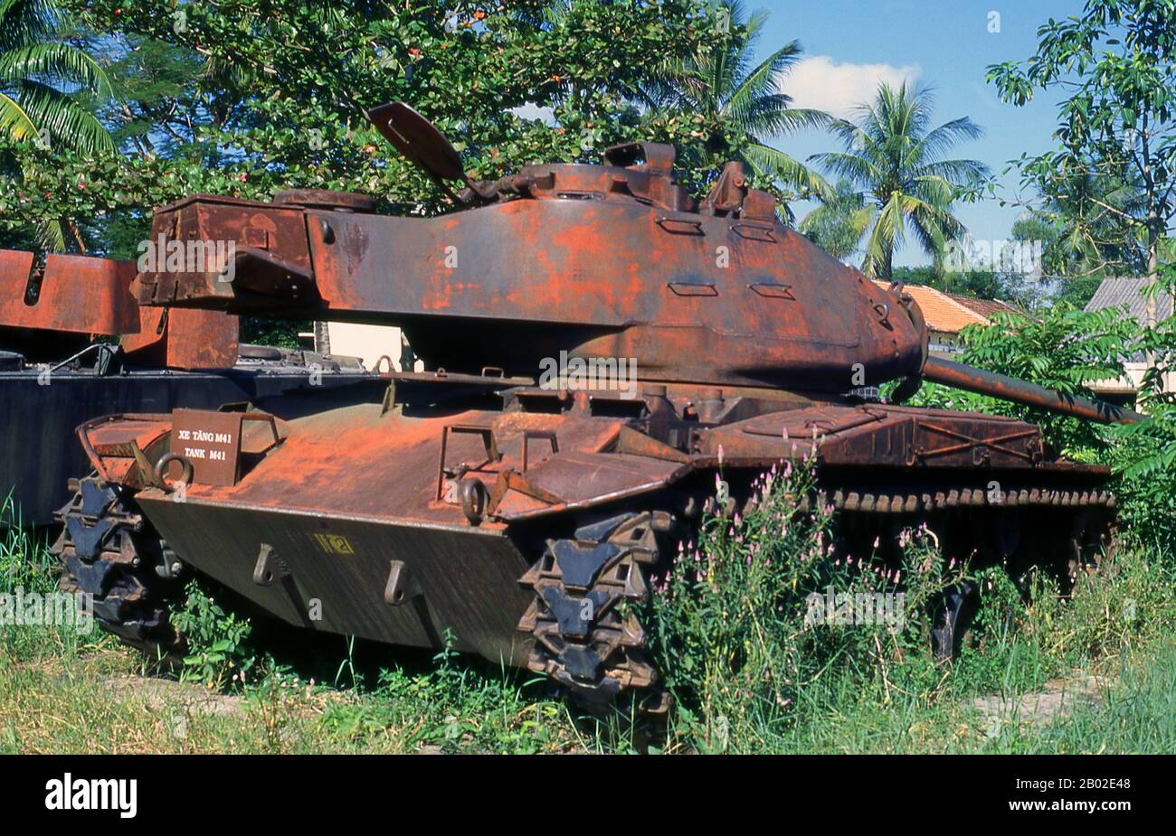 Vietnam: Rusting tanks and artillery at the Military Museum inside the ...