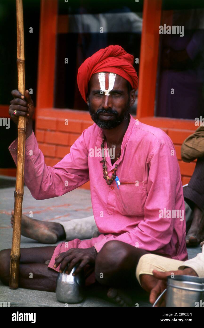 They are known, variously, as sadhus (saints, or 'good ones'), yogis (ascetic practitioners), fakirs (ascetic seeker after the Truth) and sannyasins (wandering mendicants and ascetics). They are the ascetic – and often eccentric – practitioners of an austere form of Hinduism. Sworn to cast off earthly desires, some choose to live as anchorites in the wilderness. Others are of a less retiring disposition, especially in the towns and temples of Nepal's Kathmandu Valley.  If the Vale of Kathmandu seems to boast more than its share of sadhus and yogis, this is because of the number and importance Stock Photo