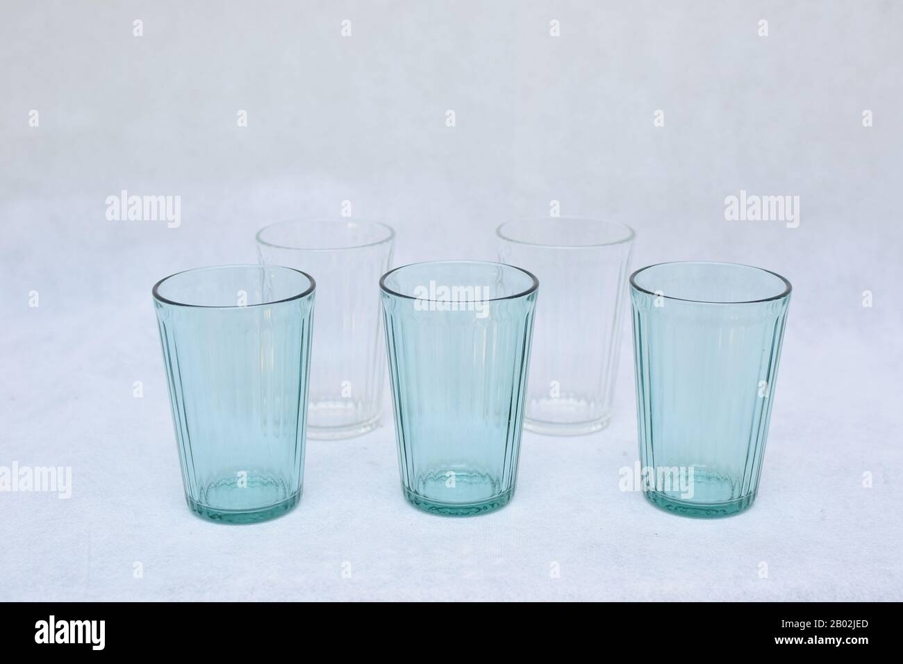 Download Mockup And Design Set Of Blue And Transparent Water Glass Template For Branding Identity And Company Logo Design Drink Ware Dining And Isolated On Stock Photo Alamy