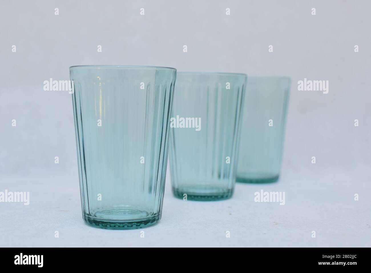 Mockup And Design Set Of Blue And Transparent Water Glass Template For Branding Identity And Company Logo Design Drink Ware Dining And Isolated On Stock Photo Alamy