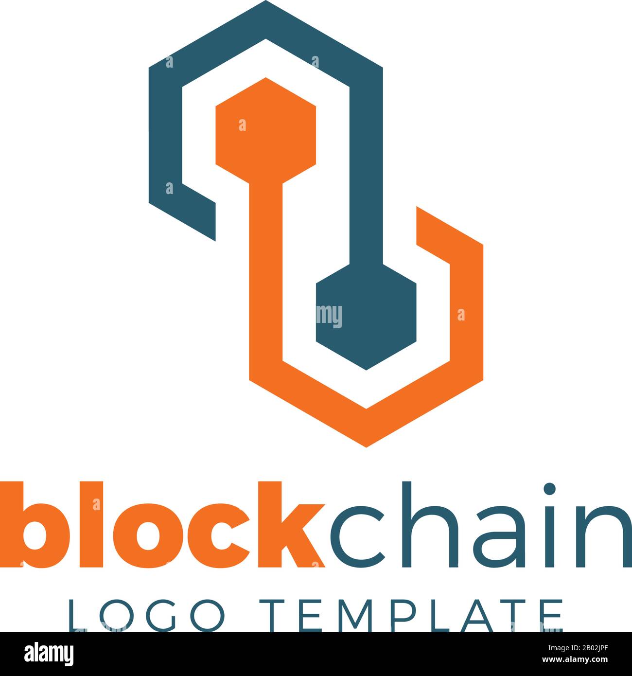 Blockchain & Crypto Currency Vector Logo Template Stock Vector Image & Art  - Alamy