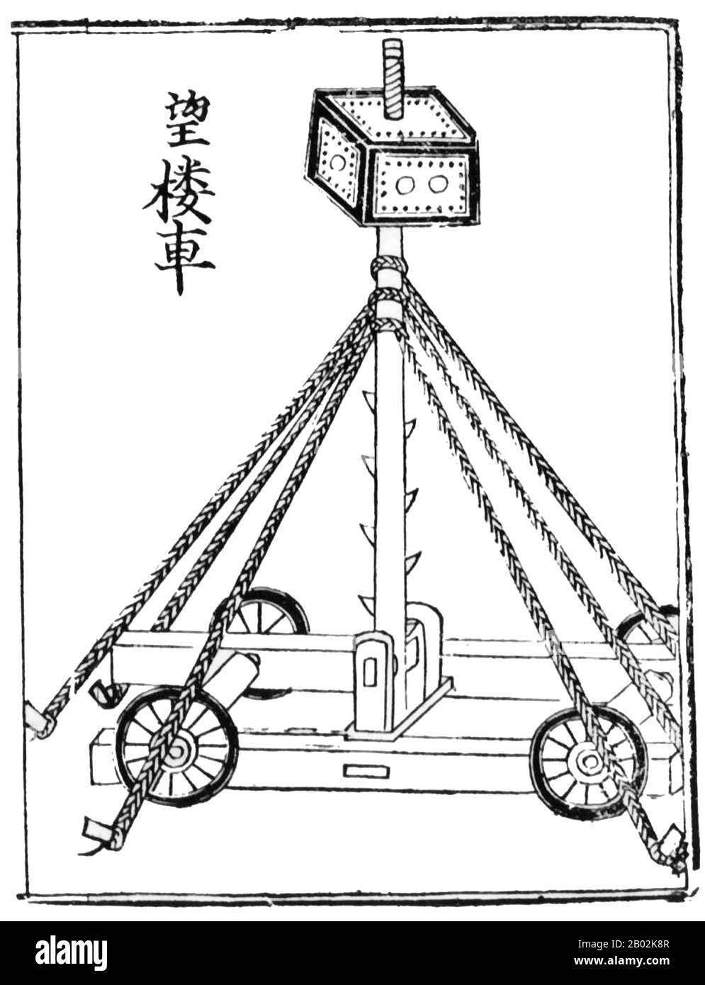 The Wujing Zongyao (simplified Chinese: 武经总要; traditional Chinese: 武經總要; pinyin: Wǔjīng Zǒngyào; Wade–Giles: Wu Ching Tsung Yao; literally: 'Collection of the Most Important Military Techniques') is a Chinese military compendium written in 1044 CE, during the Northern Song Dynasty.  Its authors were the prominent scholars Zeng Gongliang (曾公亮), Ding Du (丁度) and Yang Weide (楊惟德), whose writing influenced many later Chinese military writers. The book covered a wide range of subjects, everything from naval warships to different types of catapults.  Although the English philosopher and friar Roger Stock Photo