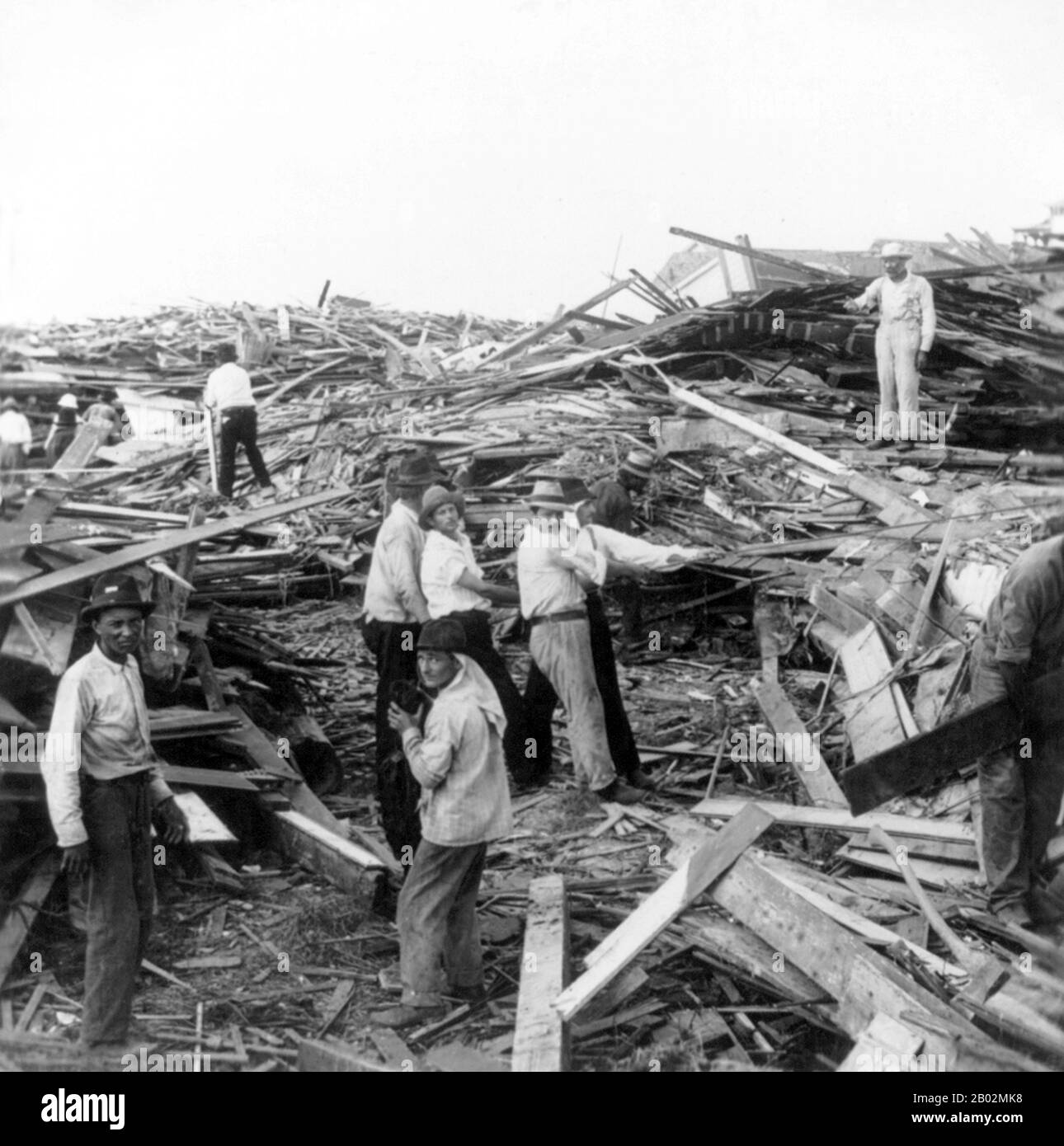 The Hurricane of 1900 made landfall on September 8, 1900, in the city of  Galveston, Texas, in the United States. It had estimated winds of 145 miles  per hour (233 km/h) at