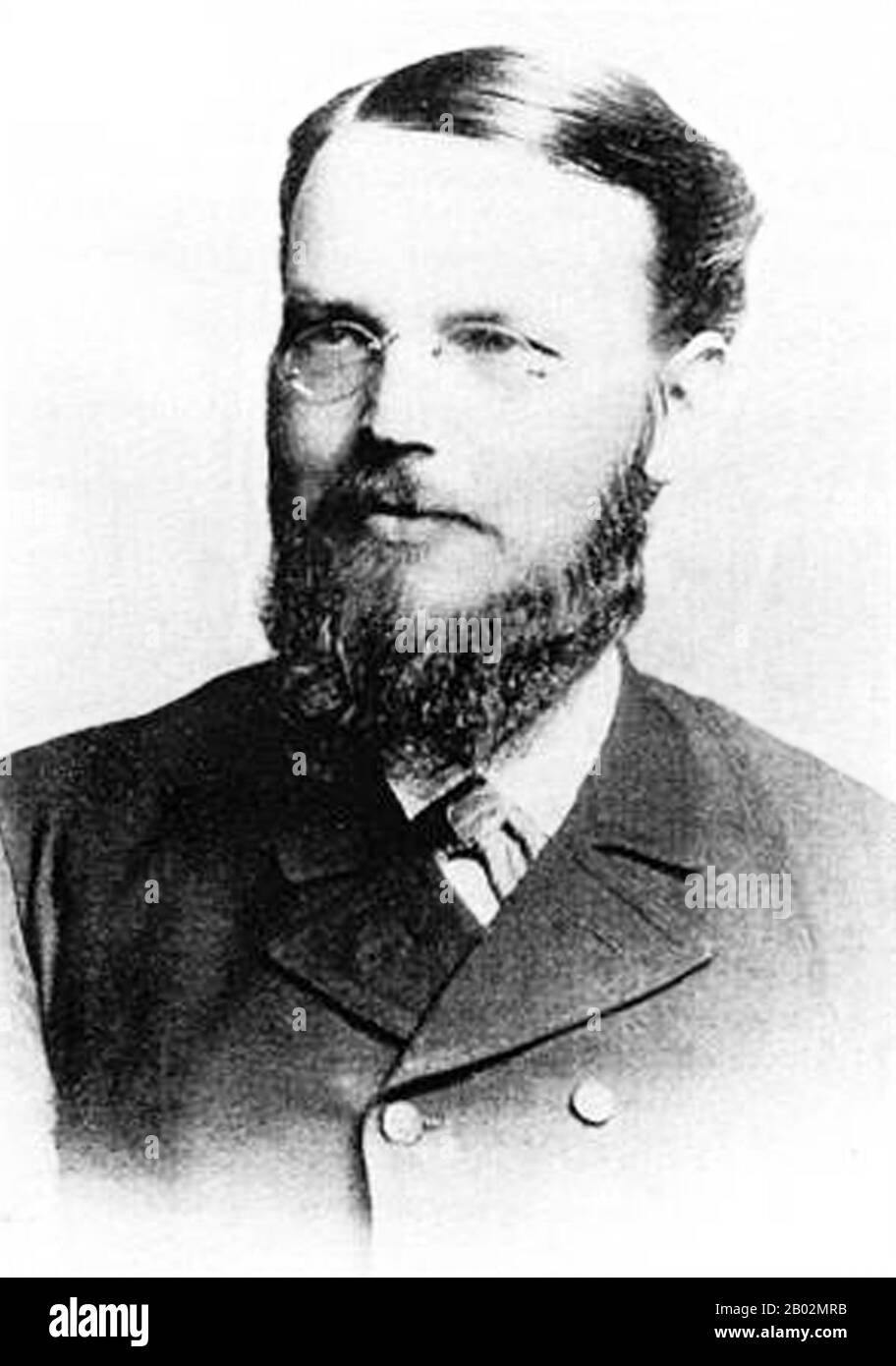 Johannes Lepsius (15 December 1858, Potsdam, Germany – 3 February 1926, Meran, Italy) was a German Protestant missionary, Orientalist, and humanist.  During World War I he published his work 'Bericht über die Lage des armenischen Volkes in der Türkei' ('Report on the situation of the Armenian People in Turkey') in which he meticulously documented and condemned the Armenian Genocide. A second edition included an interview with Enver Pasha, one of the chief architects of the genocide.  Lepsius had to publish the report secretly because Turkey was an ally of the German Empire and the official mil Stock Photo