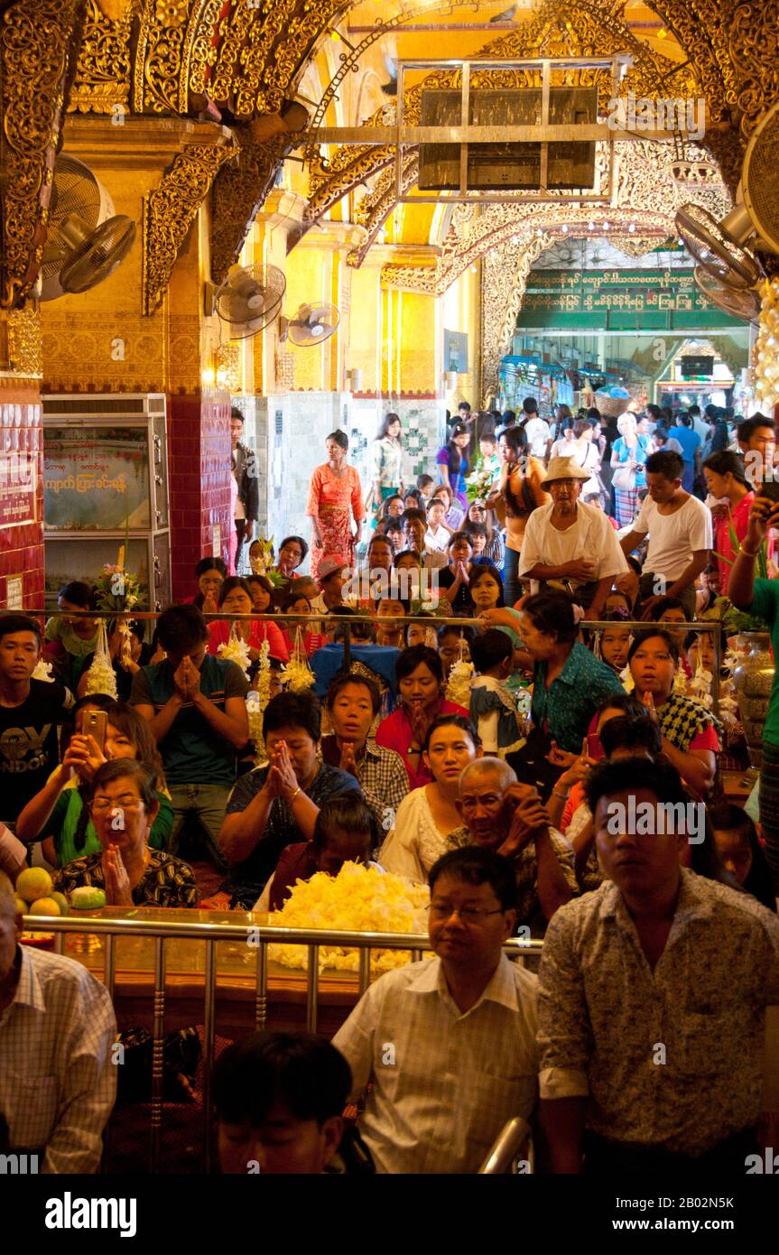 The Mahamuni Buddha Temple, also called the Mahamuni Pagoda, is a