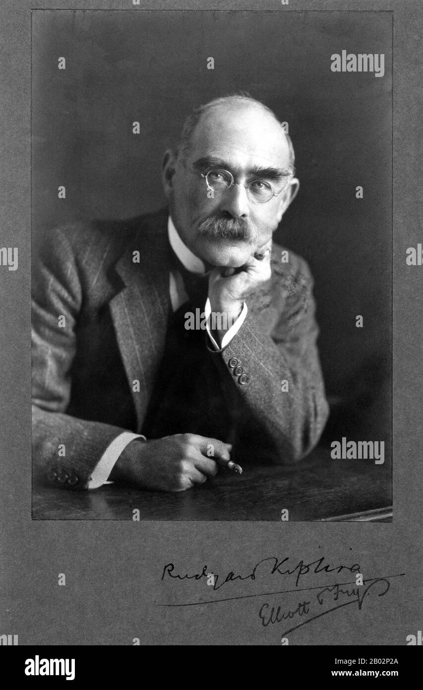 Joseph Rudyard Kipling (30 December 1865 – 18 January 1936) was an English  short-story writer, poet, and novelist. He wrote tales and poems of British  soldiers in India and stories for children.